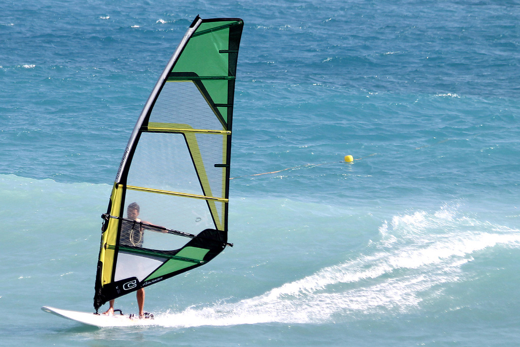 Windsurfing in Bordighera