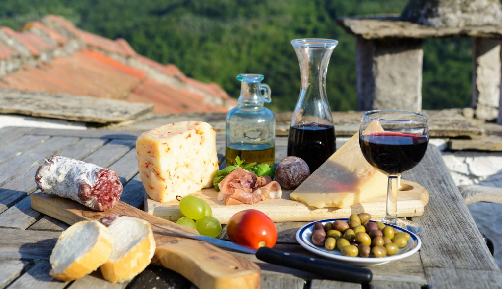 A table set with local Delicacies