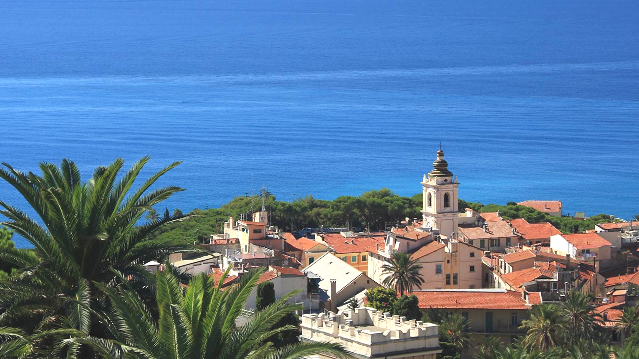 Bordighera, die noble Stadt an der Küste