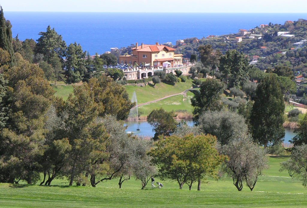 Terrains de golf à Sanremo, Castellaro et Garlenda.