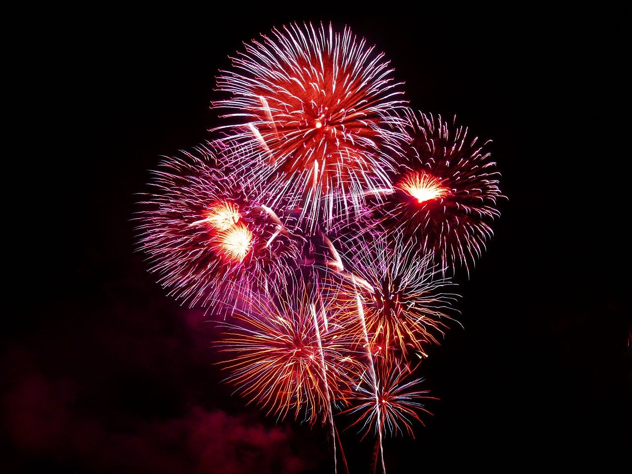 Fuochi d'artificio in Liguria